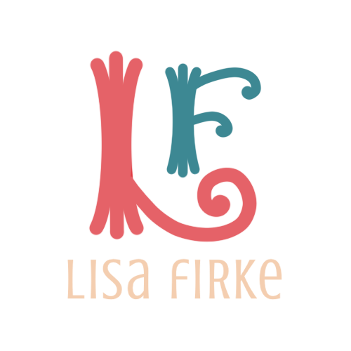 Lisa Firke — Initial Logo and back to main page link.